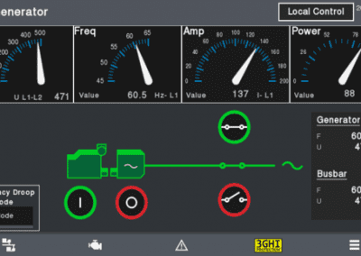 Main screen for SafeGen application for DECAM