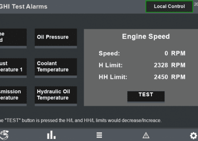 3GHI Protection - Protection testing screen