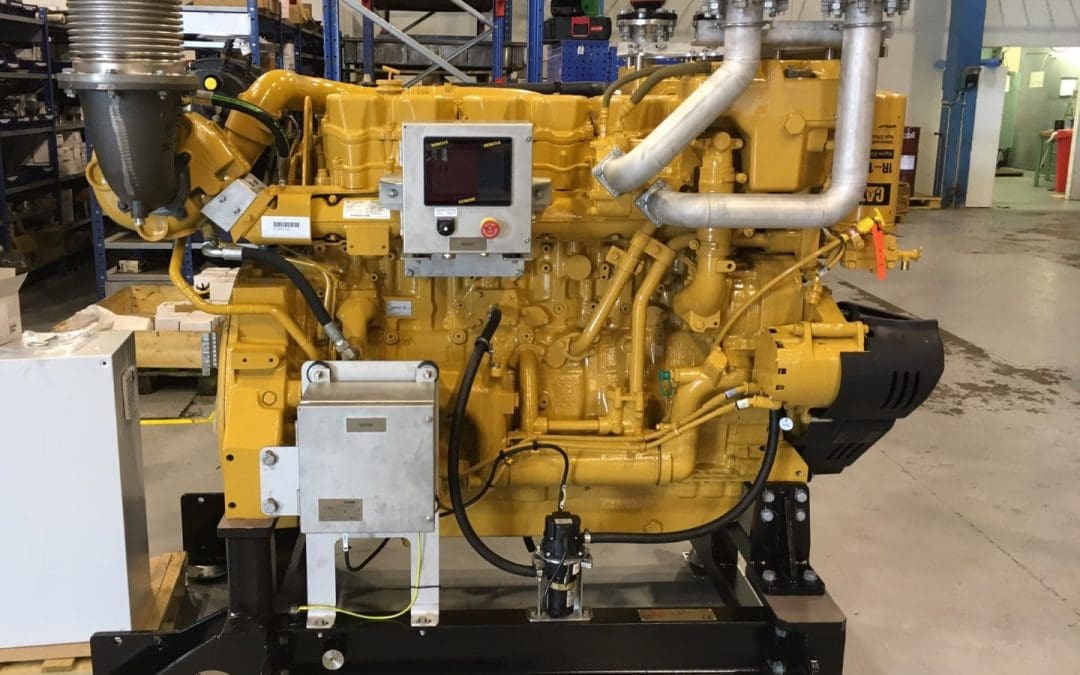 800C – Safe Zone power pack based on Caterpillar C-18 marine engine