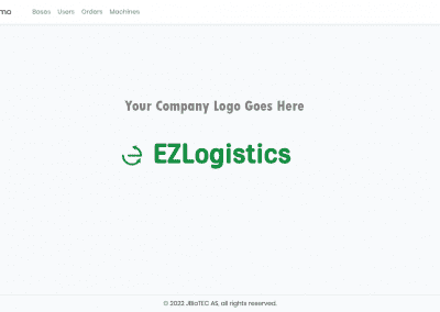 EZlogistics dashboard screenshot