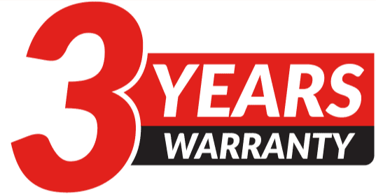 3years warranty logo